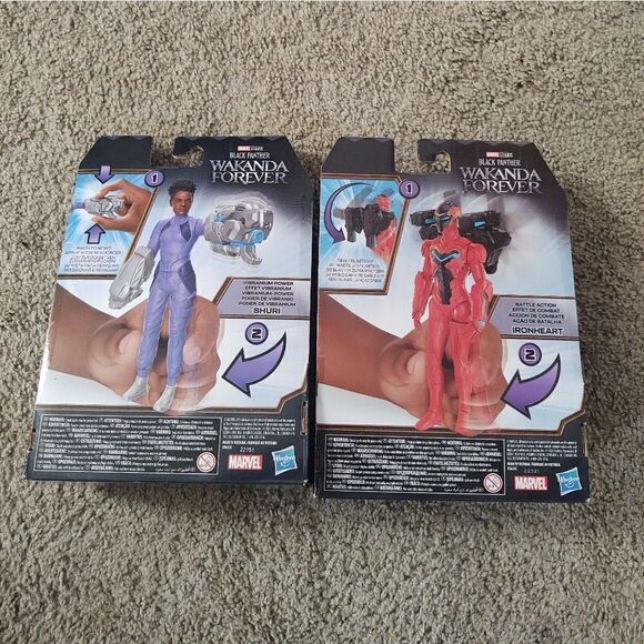 Black Panther Wakanda Forever Shuri & Ironheart 6" Inch Action Figured BRAND NEW - Picture 4 of 4